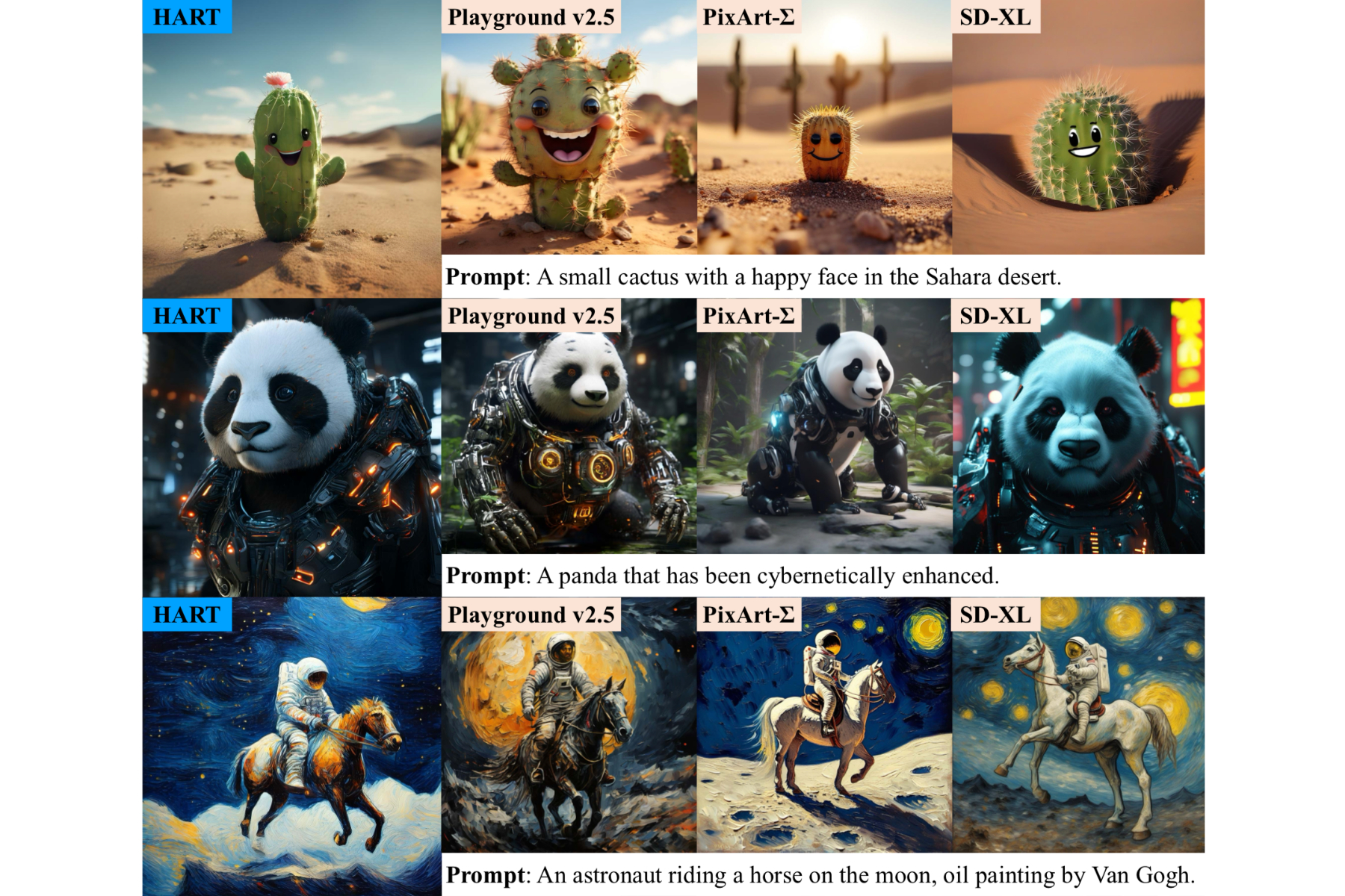 تحليل مقارن لصور الذكاء الاصطناعي.