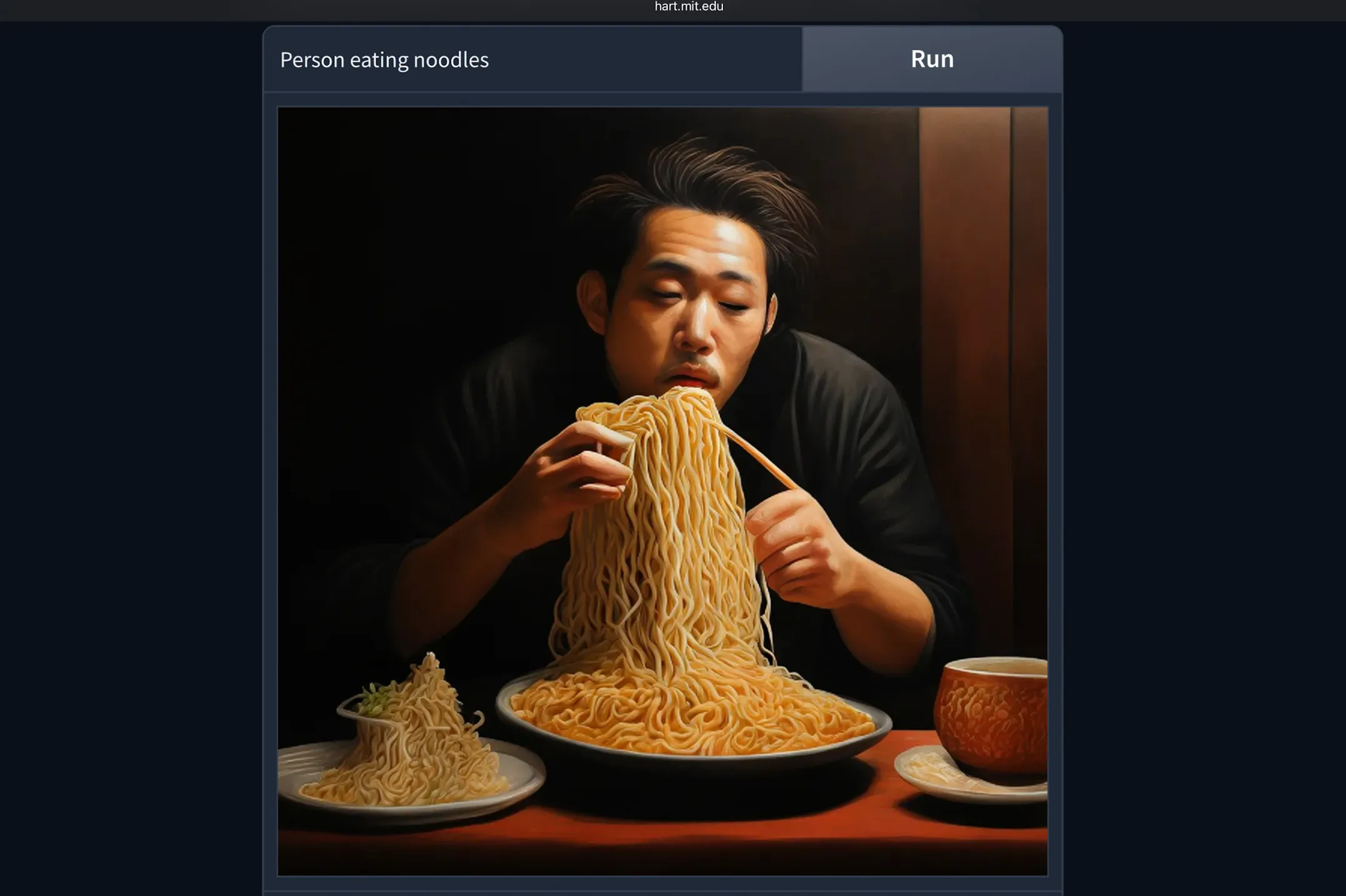 AI images sample generated with HART.