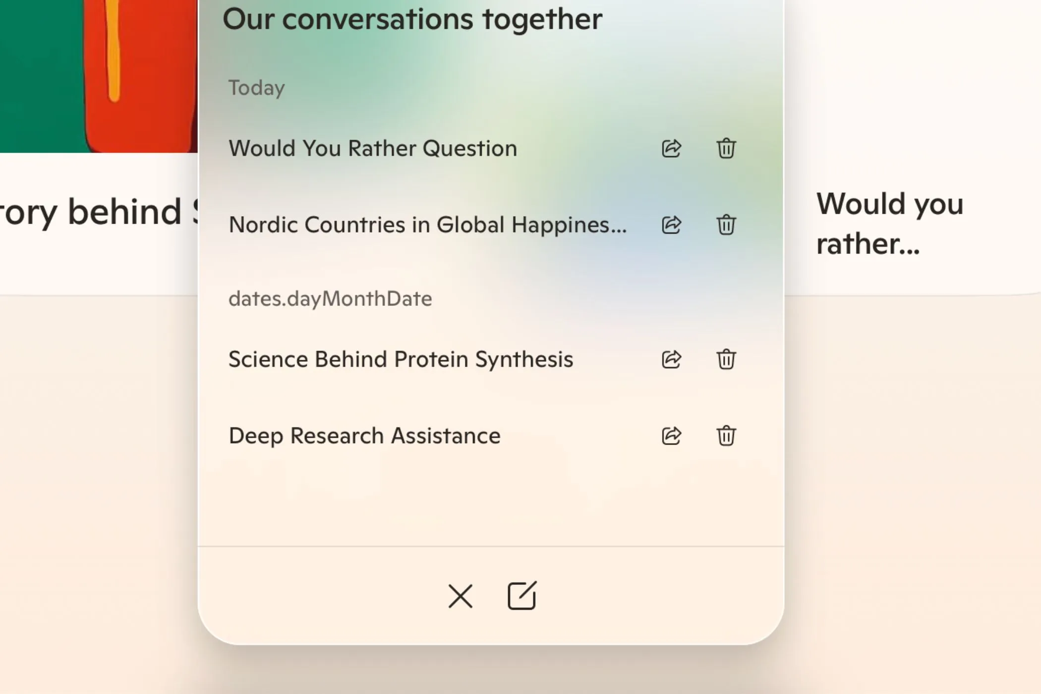 Visiting Old Conversations in Microsoft Copilot