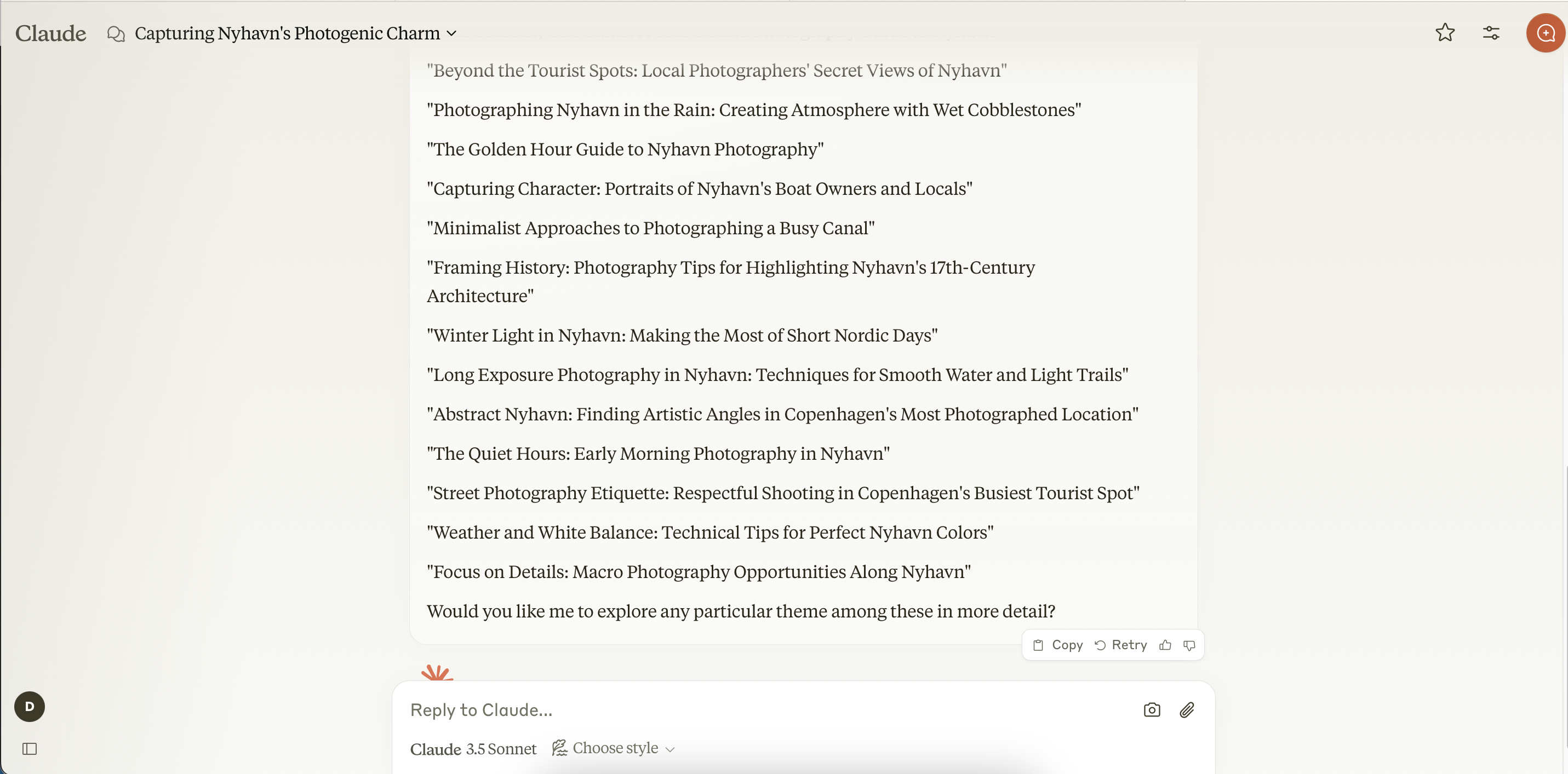 طلب من Claude تقديم نتائج للبحث