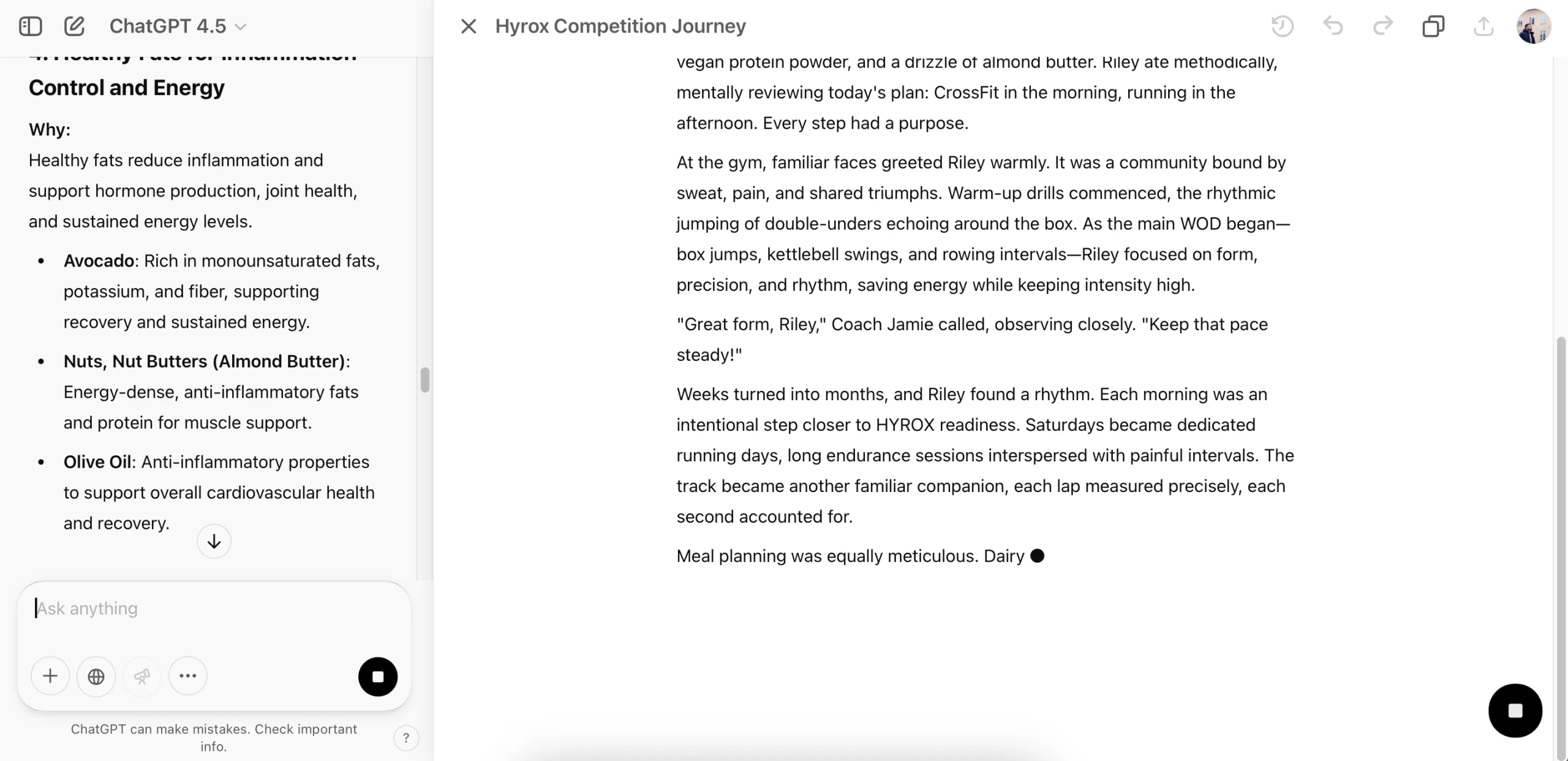 GPT-4.5 Story Being Created