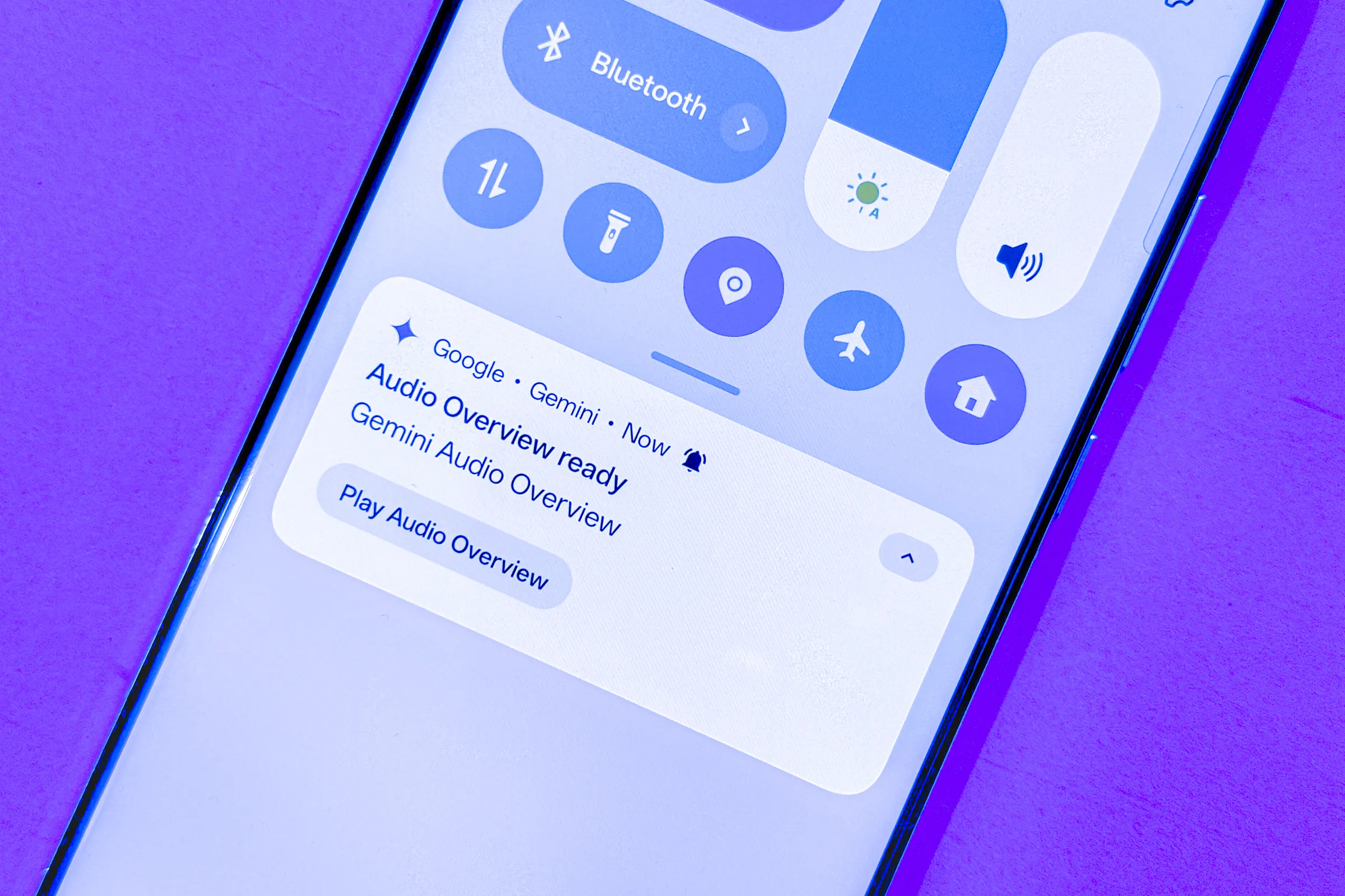 Gemini podcast creation in process.