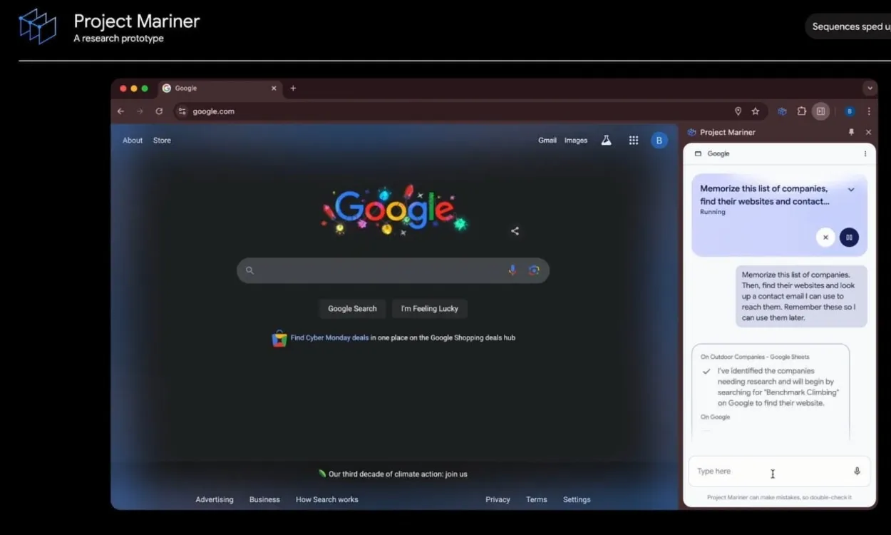 project mariner google ai agent