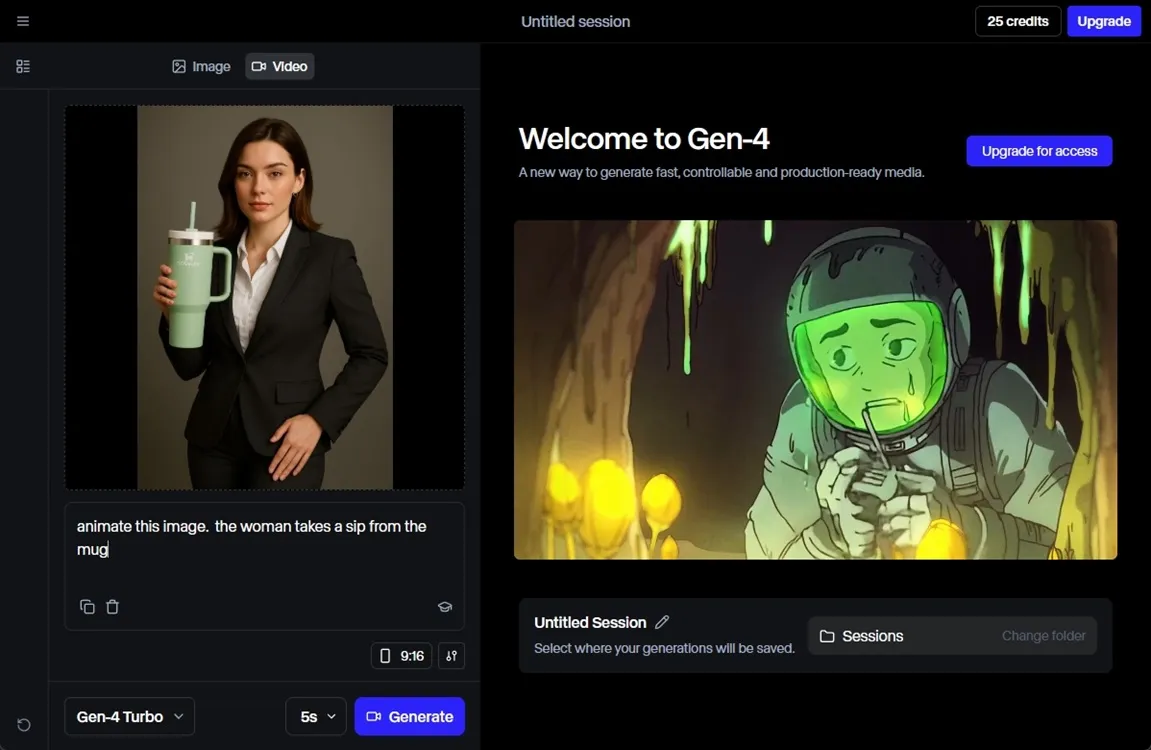 animate images using runway ai