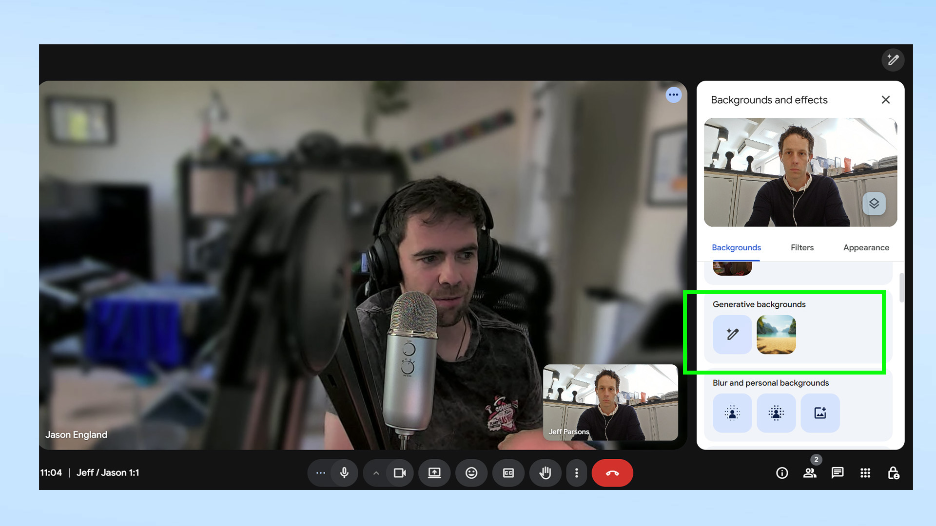 شرح كيفية استخدام الذكاء الاصطناعي التوليدي Gemini لإنشاء الخلفيات