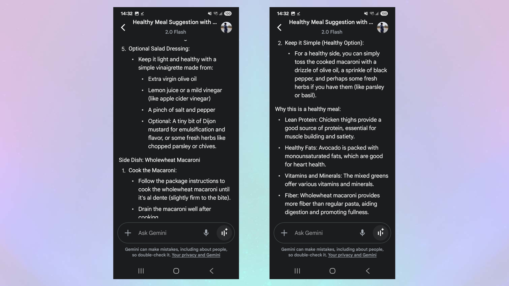 2nd part of the Google Gemini recipe