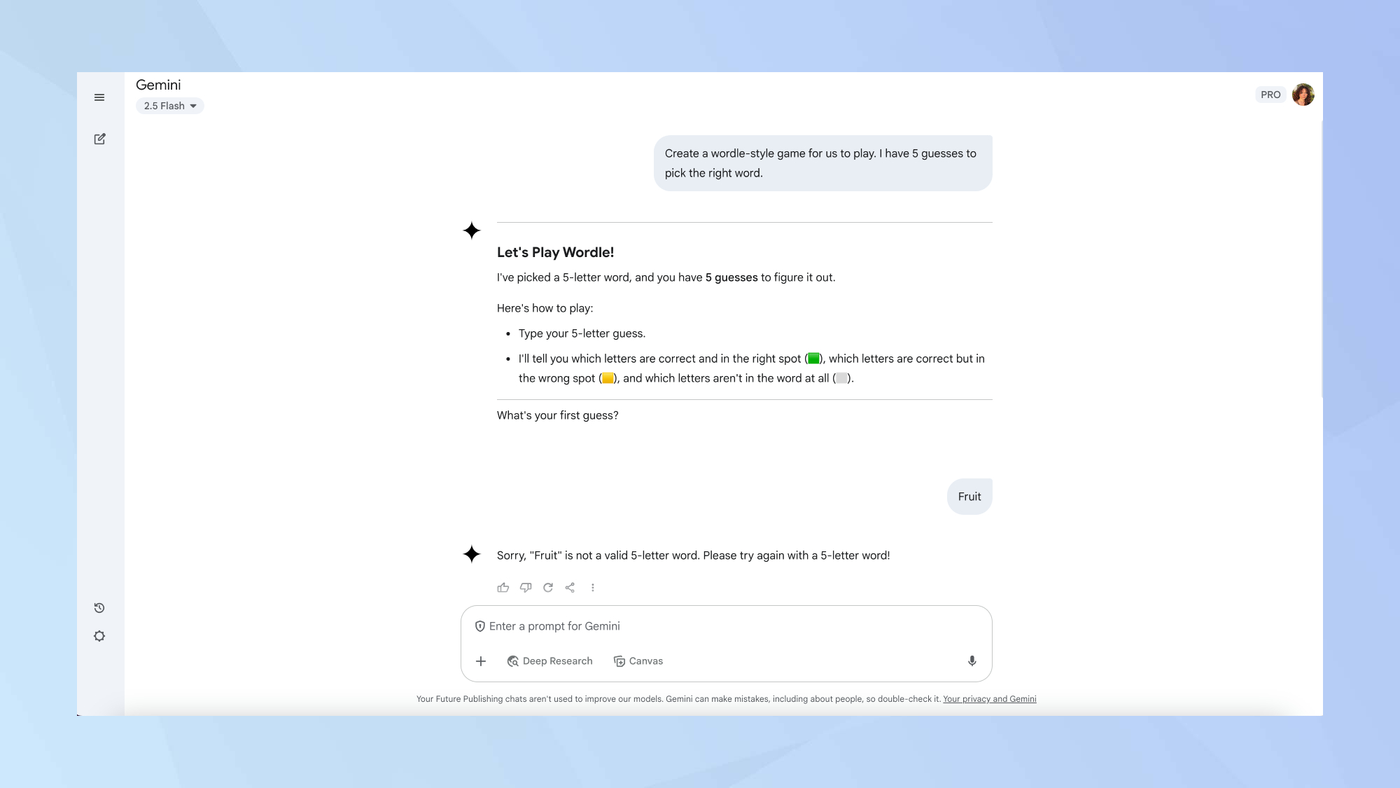 Gemini Wordle alternative