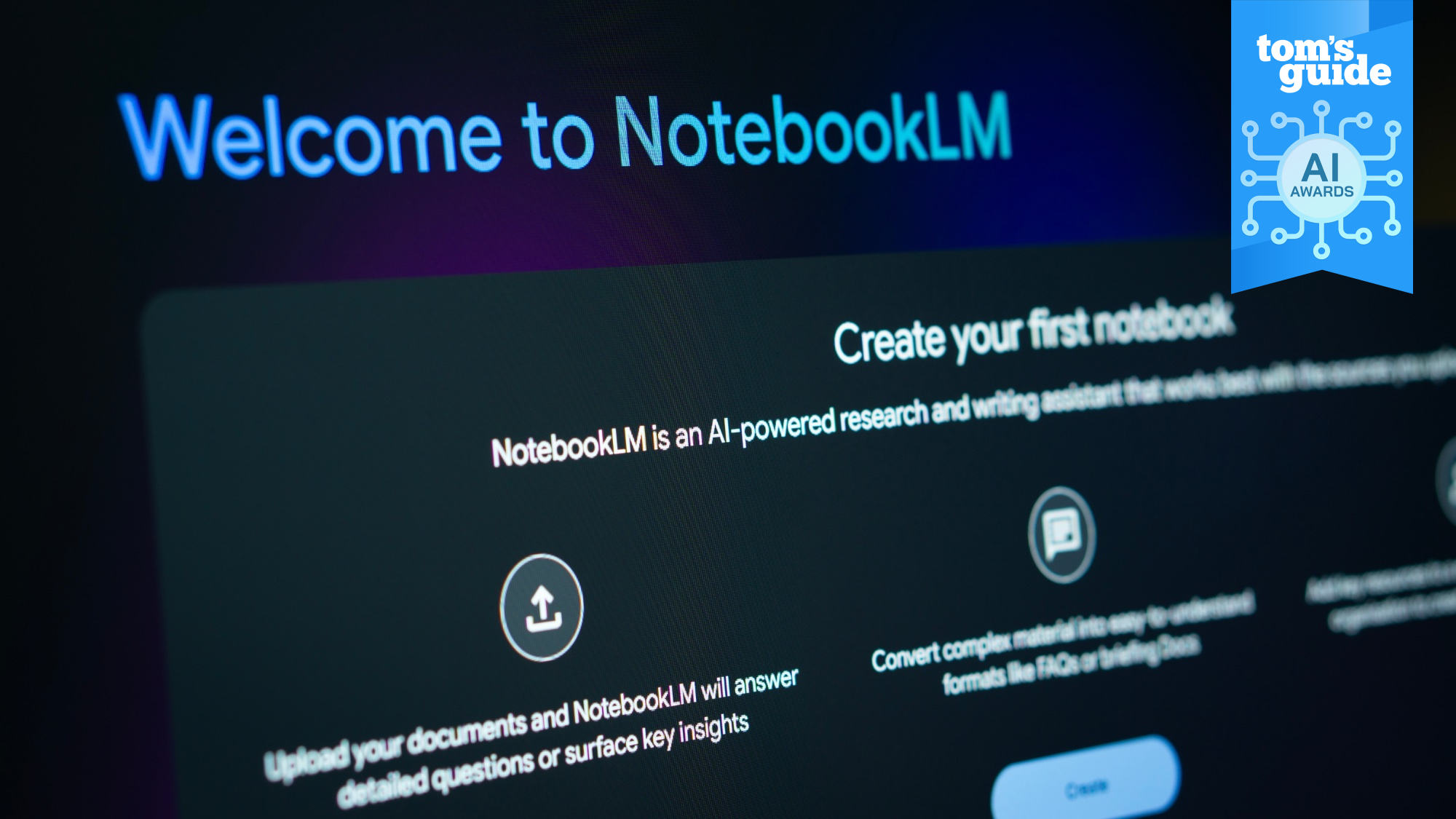 NotebookLM AI award