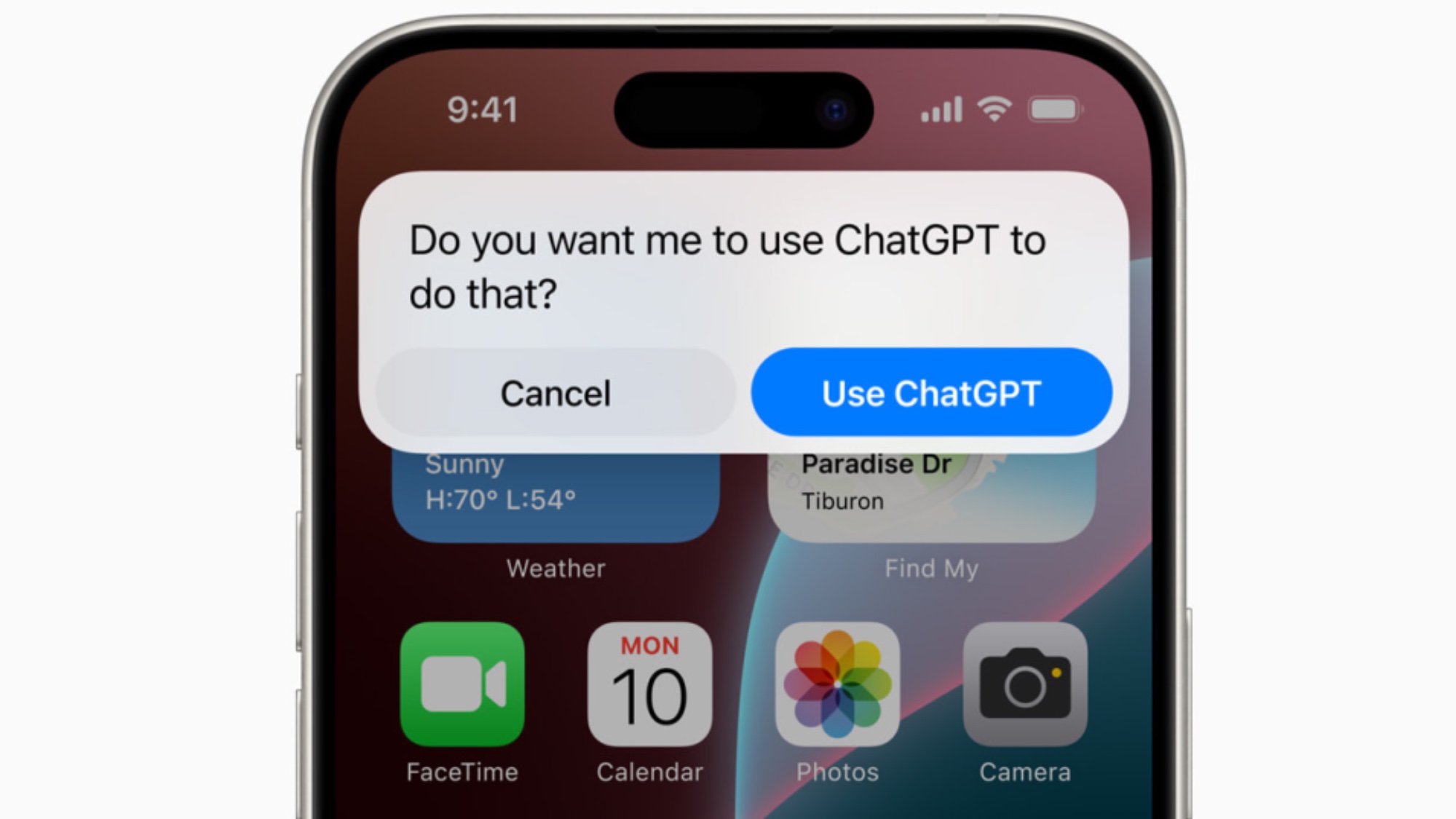 تكامل iOS 18.2 مع ChatGPT