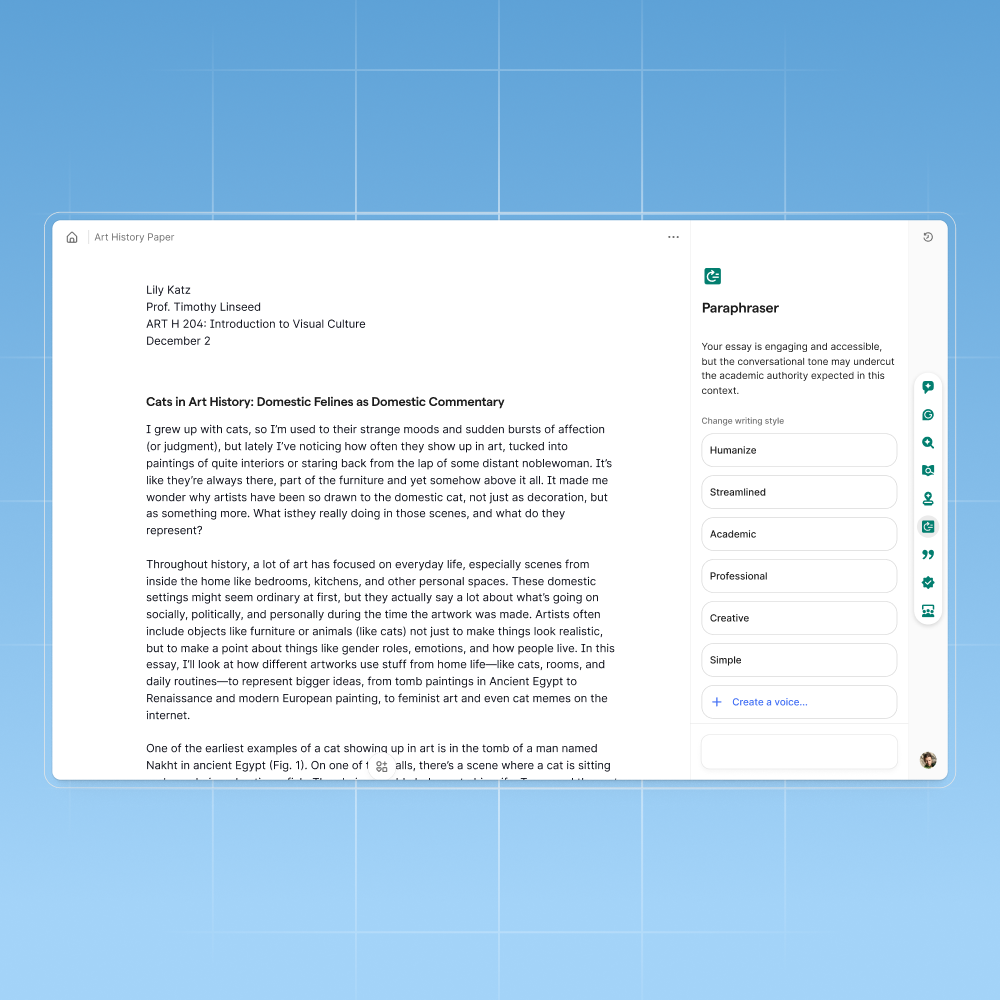 Paraphraser from Grammarly