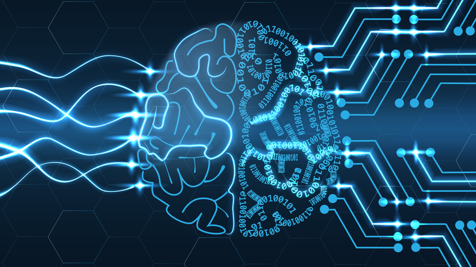 تمثيل رسومي لدماغ سيبراني