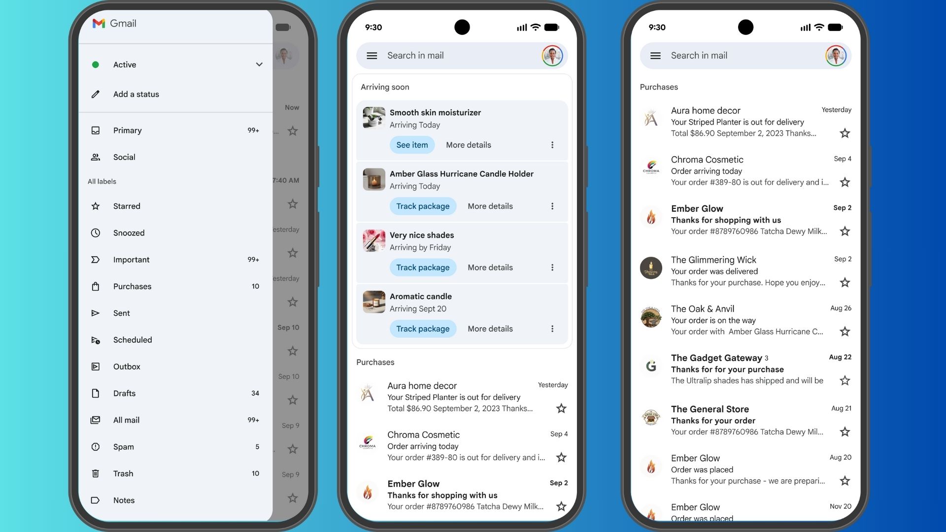 صور لعلامة تبويب المشتريات