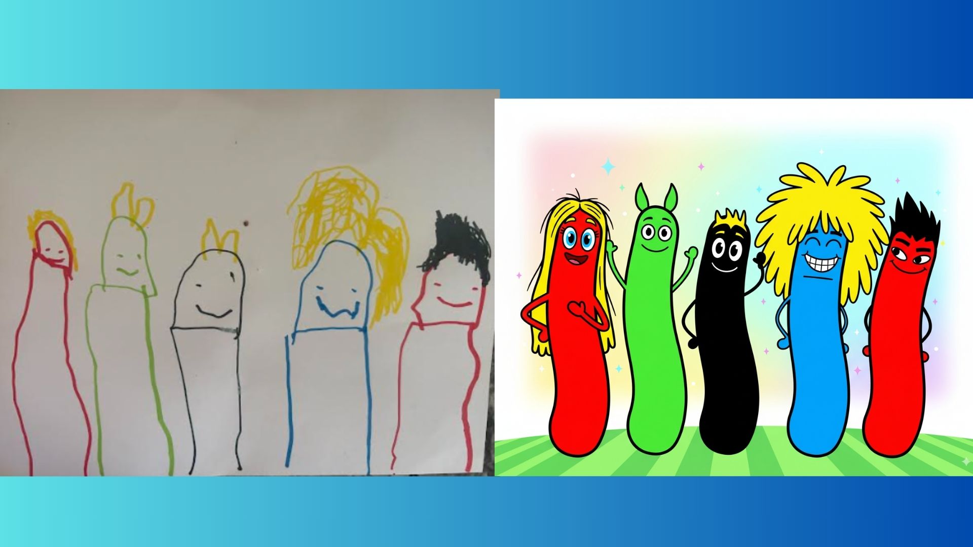 رسومات أطفال مع Nano Banana