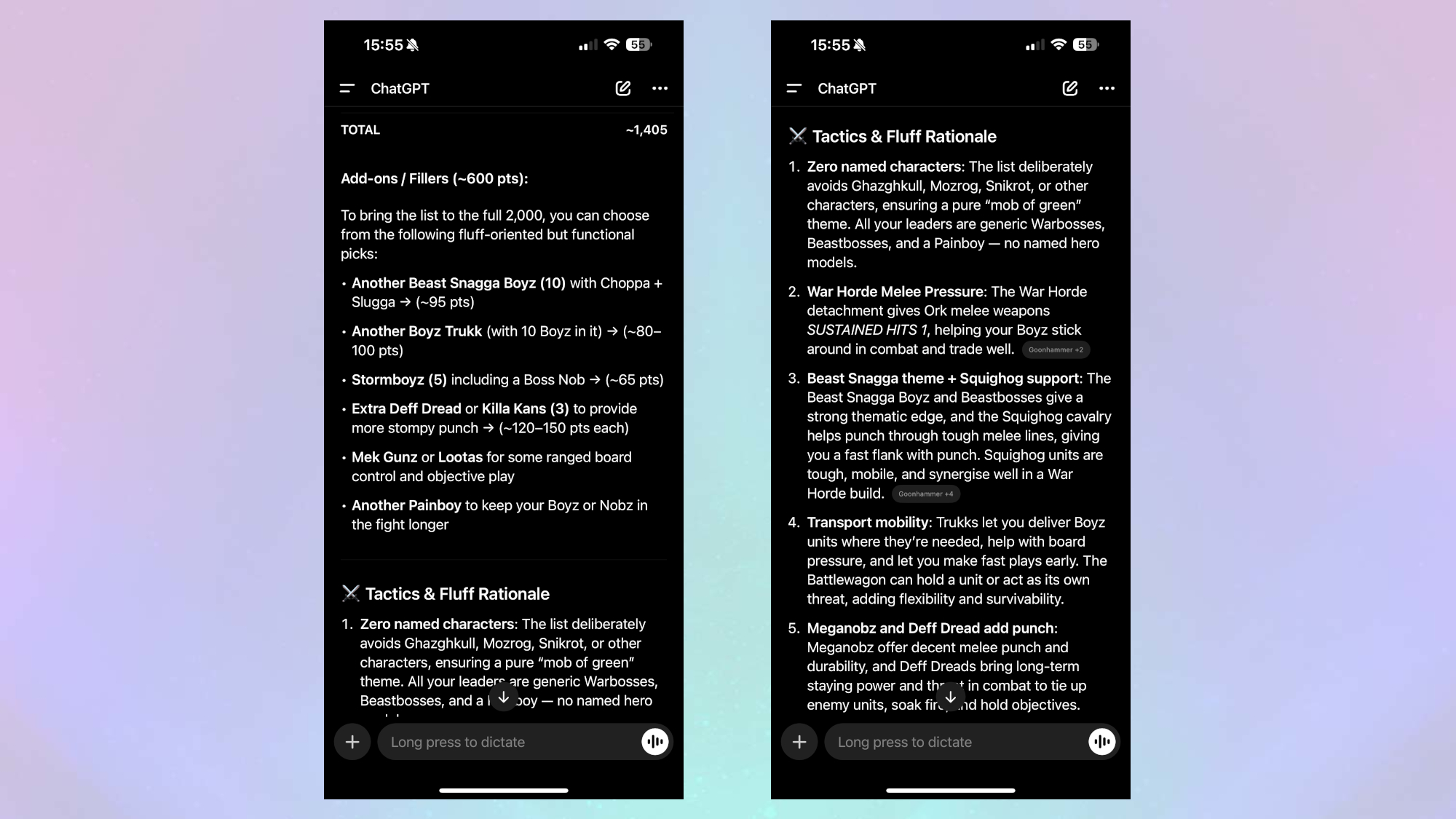 قائمة ChatGPT Warhammer 2