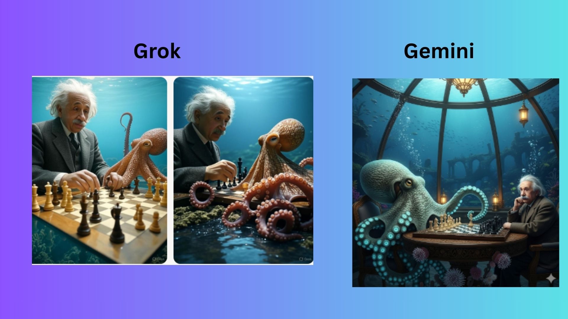 Grok vs. Gemini screenshot