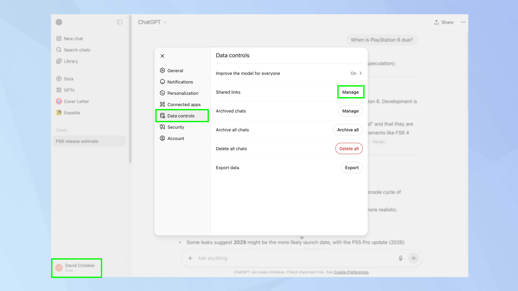 كيفية مشاركة وإدارة محادثات ChatGPT لضمان الخصوصية