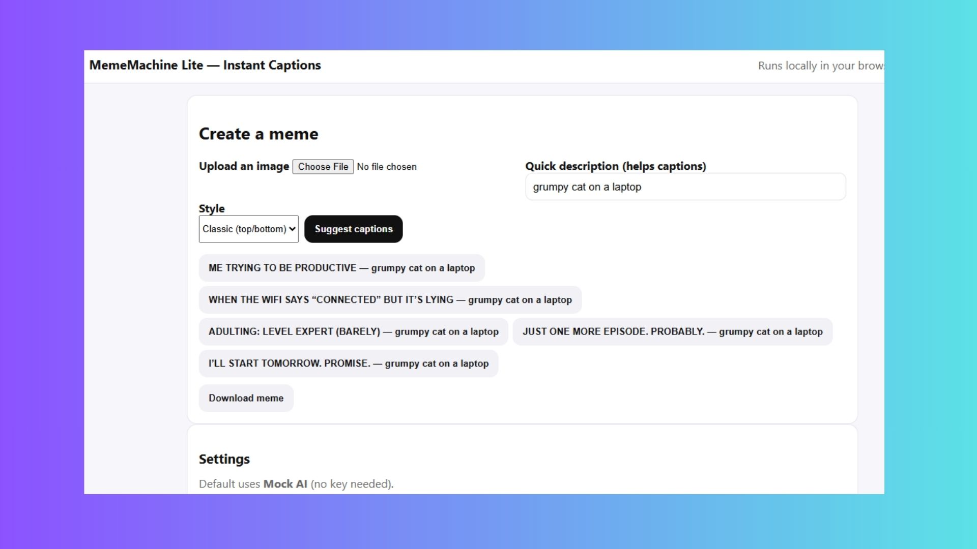 لقطة شاشة للتطبيق