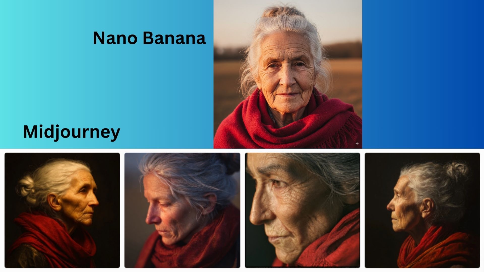 Nano Banana vs. MidJourney screenshot