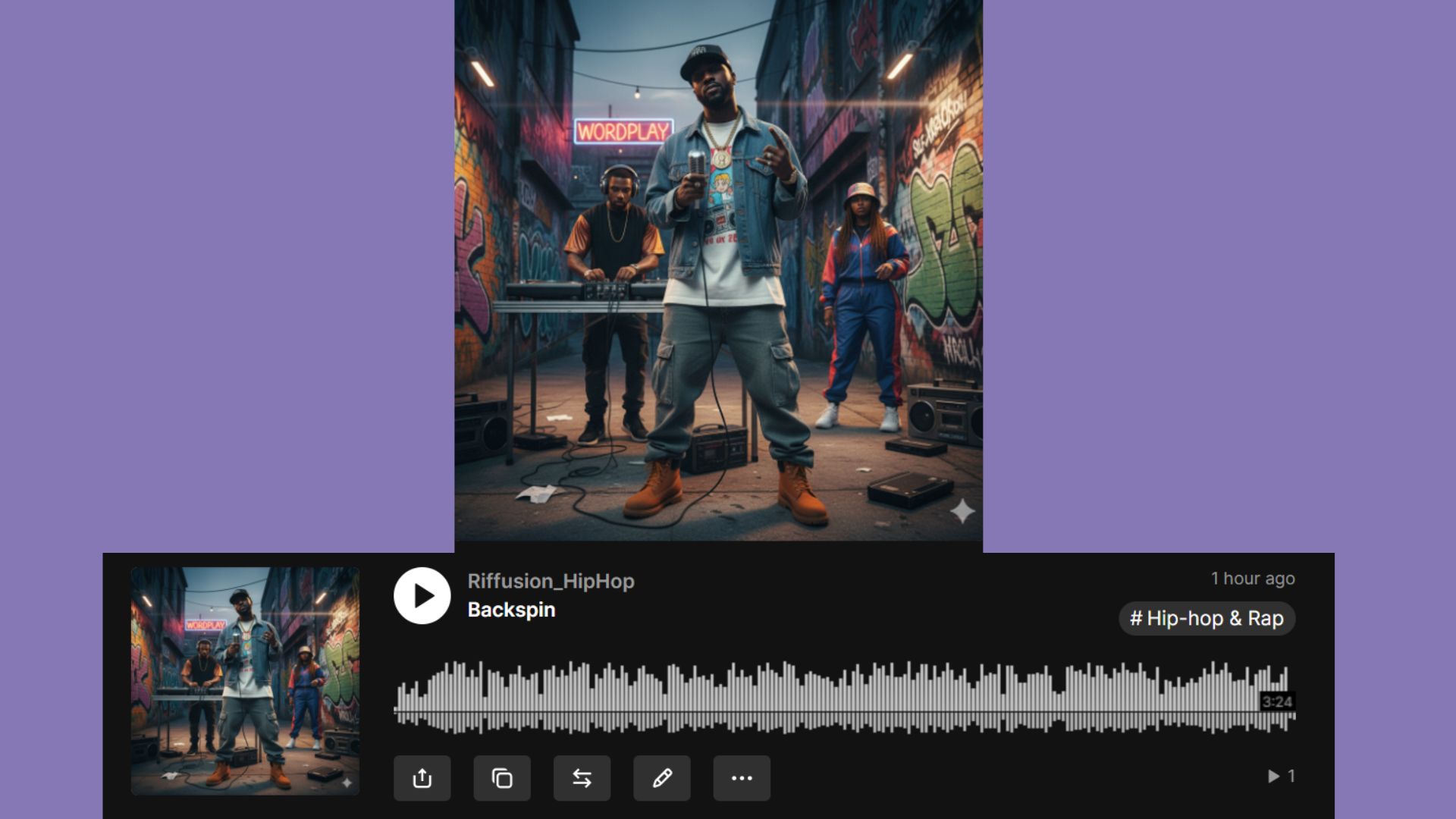 Riffusion screenshot