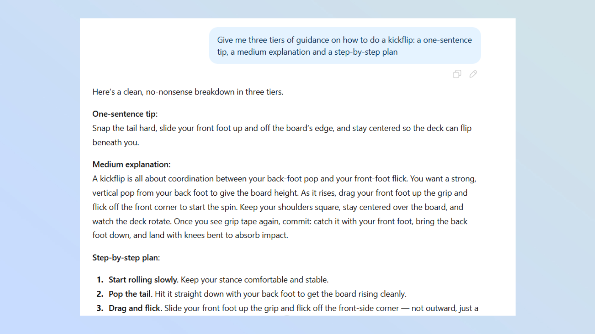 لقطة شاشة من ChatGPT