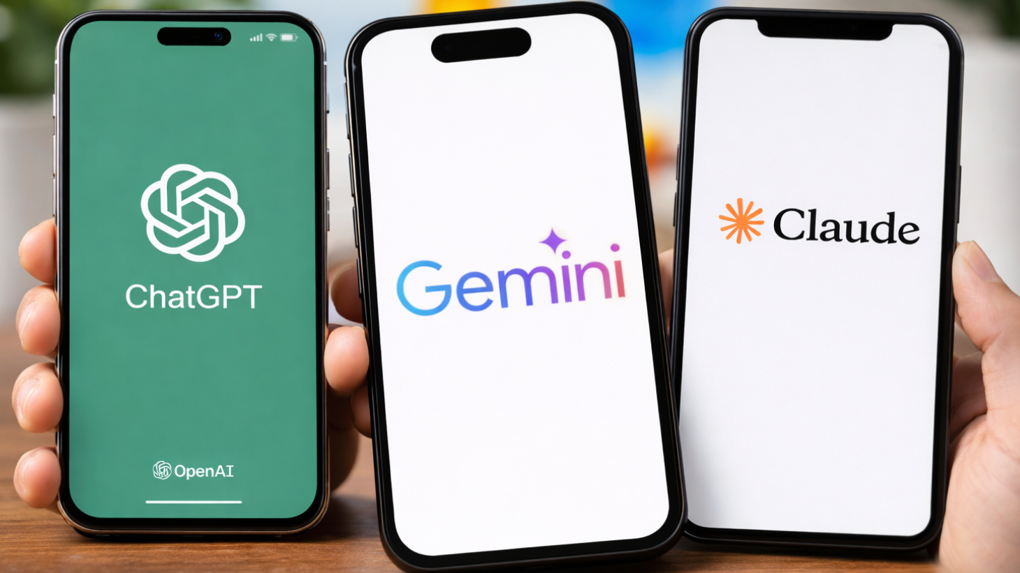 مقارنة بين ChatGPT и Gemini и Claude