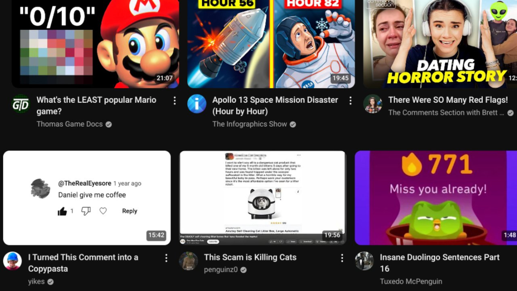 YouTubeの新しいホームページの可能性