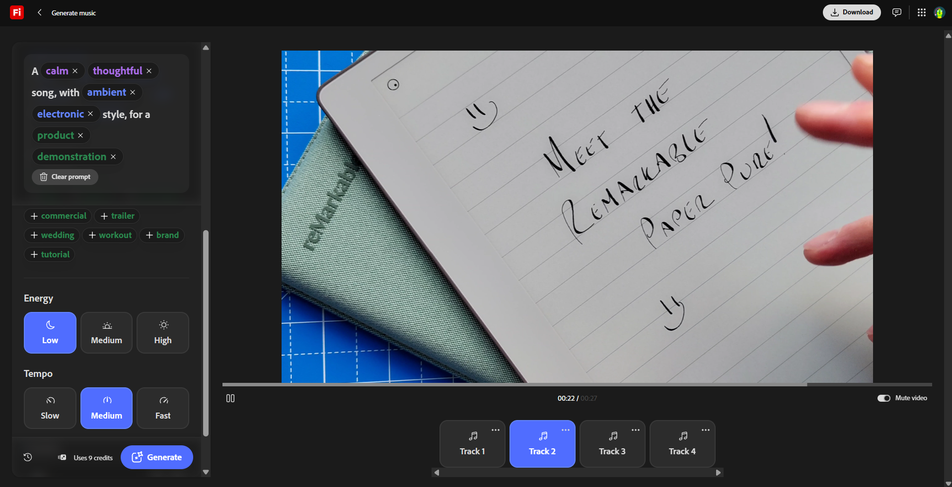 استخدام ثلاث أدوات صوتية جديدة تعمل بالذكاء الاصطناعي في Adobe Firefly لتوليد الموسيقى والكلام والمؤثرات الصوتية