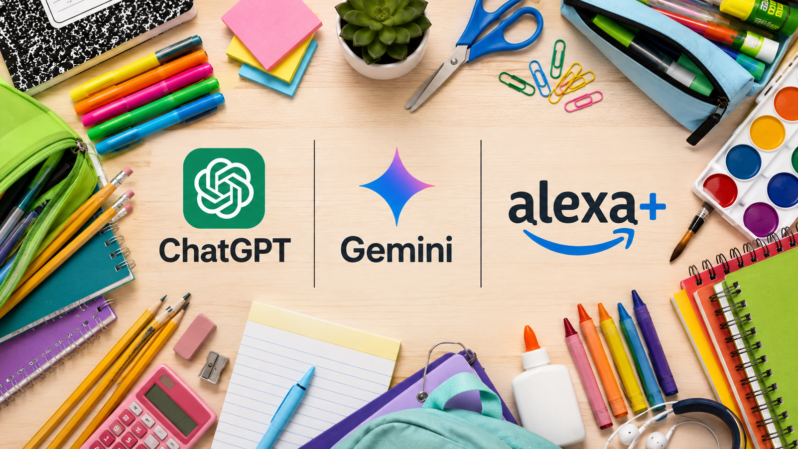 مقارنة أسعار لوازم المدرسة: ChatGPT و Gemini و Alexa وأحدهم أغلى 3 مرات