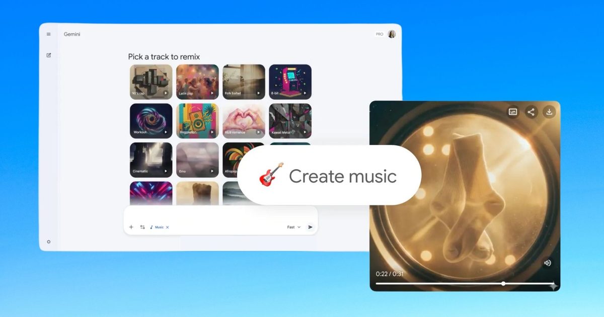 جوجل تدمج Lyria 3.5: أفضل نموذج موسيقى بالذكاء الاصطناعي في تطبيق Gemini