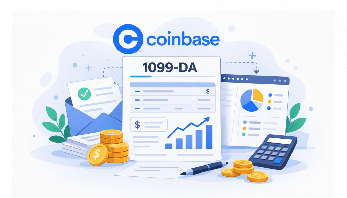 شرح نموذج Coinbase 1099-DA للمبتدئين 2026