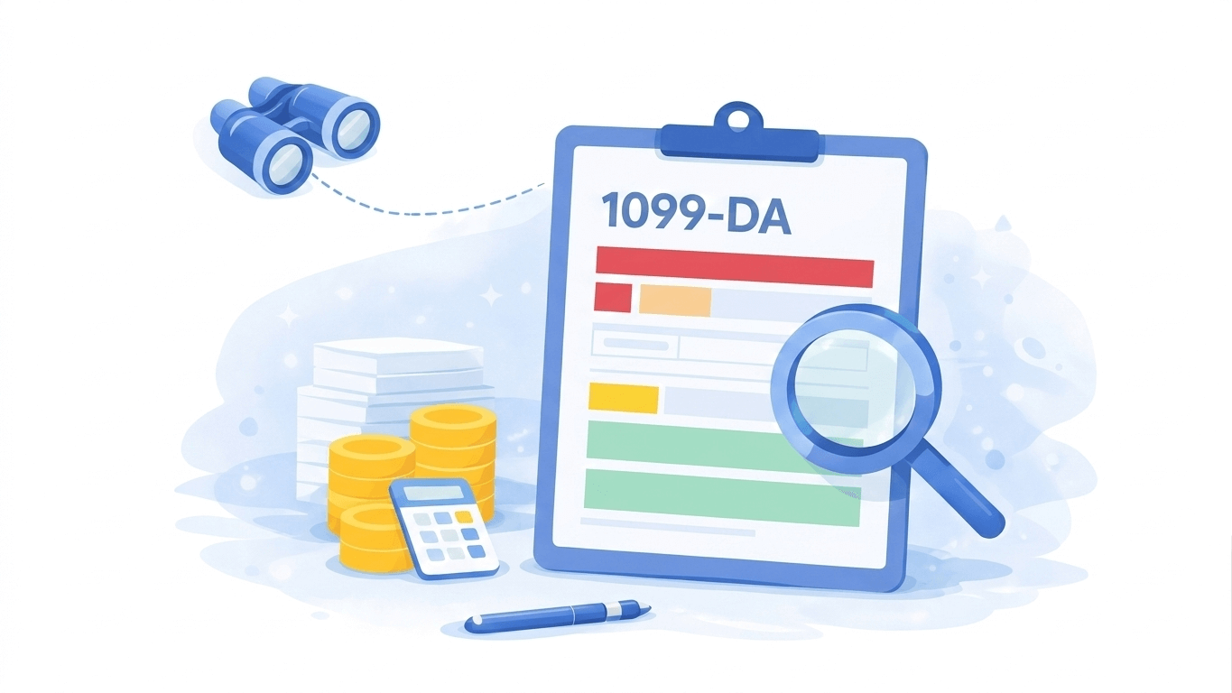 كيفية قراءة نموذج 1099-DA لعام 2026