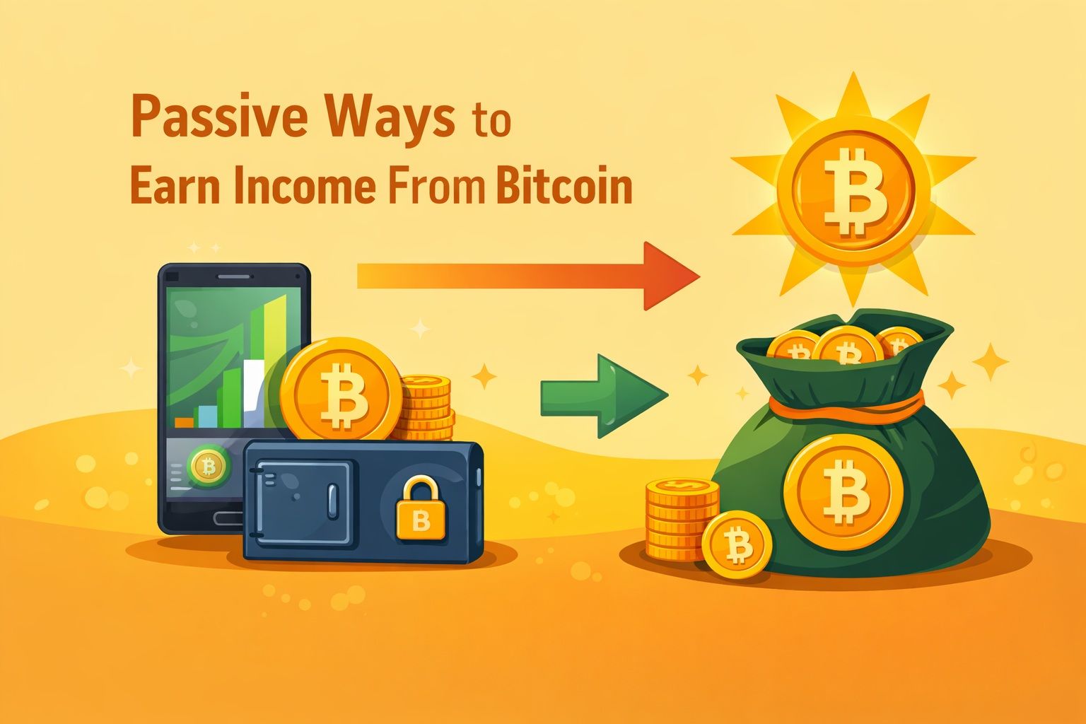 طرق سلبية لكسب الدخل من Bitcoin