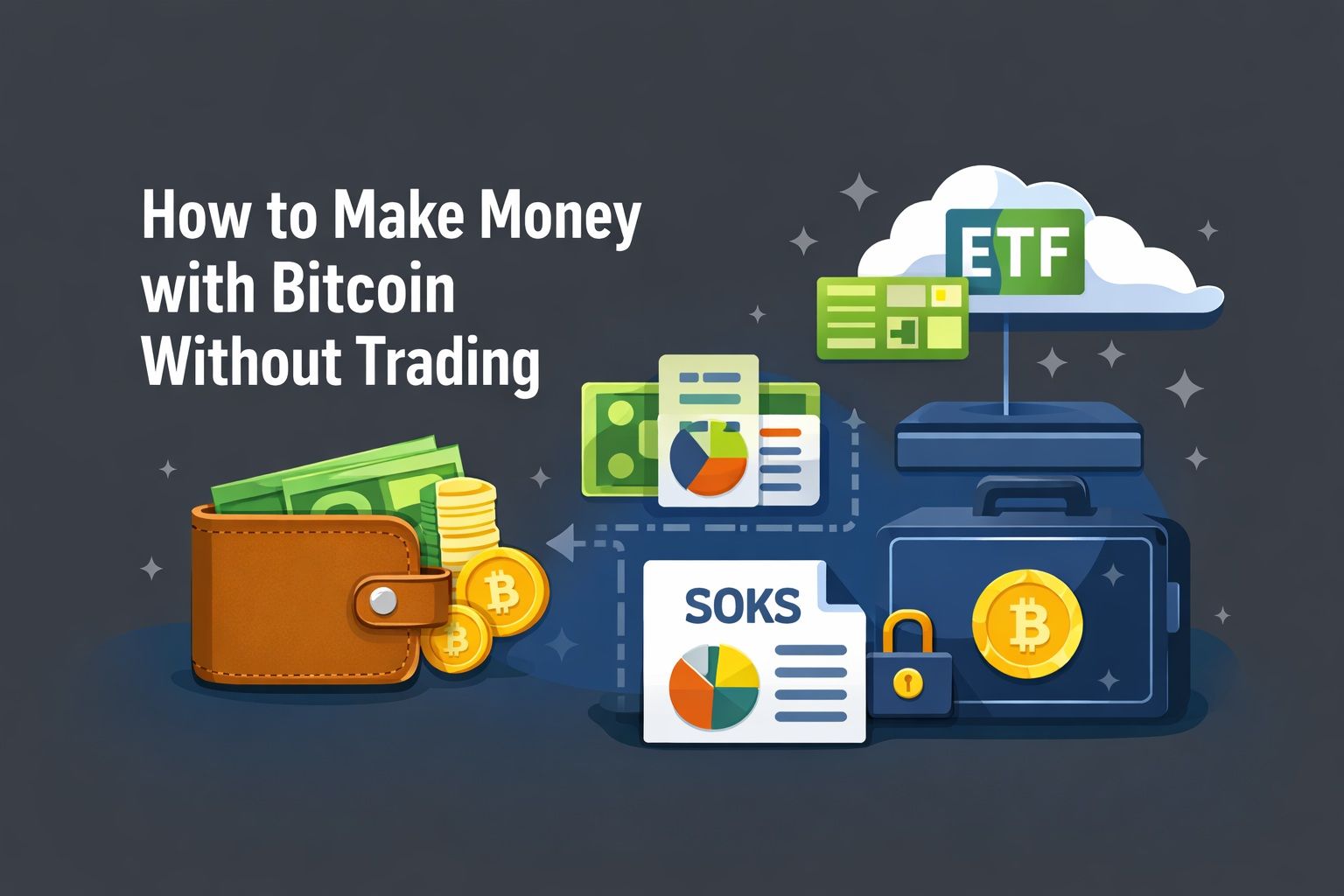 كيف تربح المال من Bitcoin بدون تداول