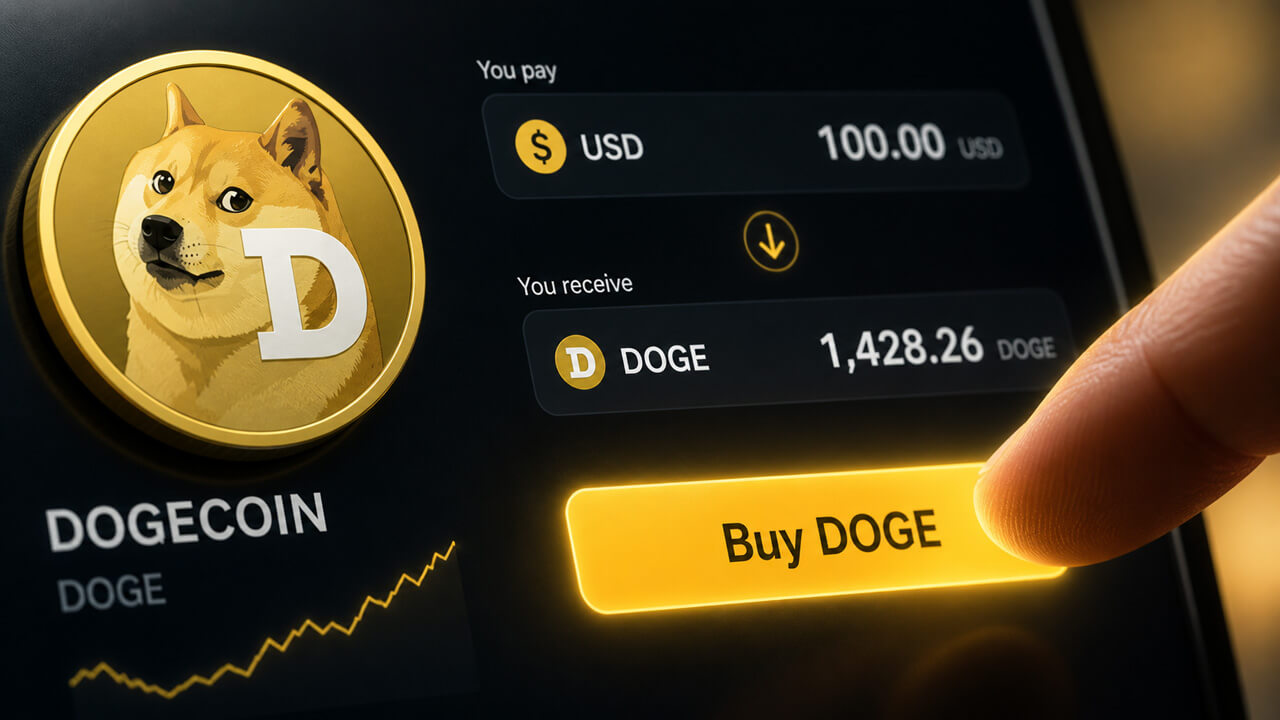 Как купить Dogecoin в 2026 году: руководство для начинающих