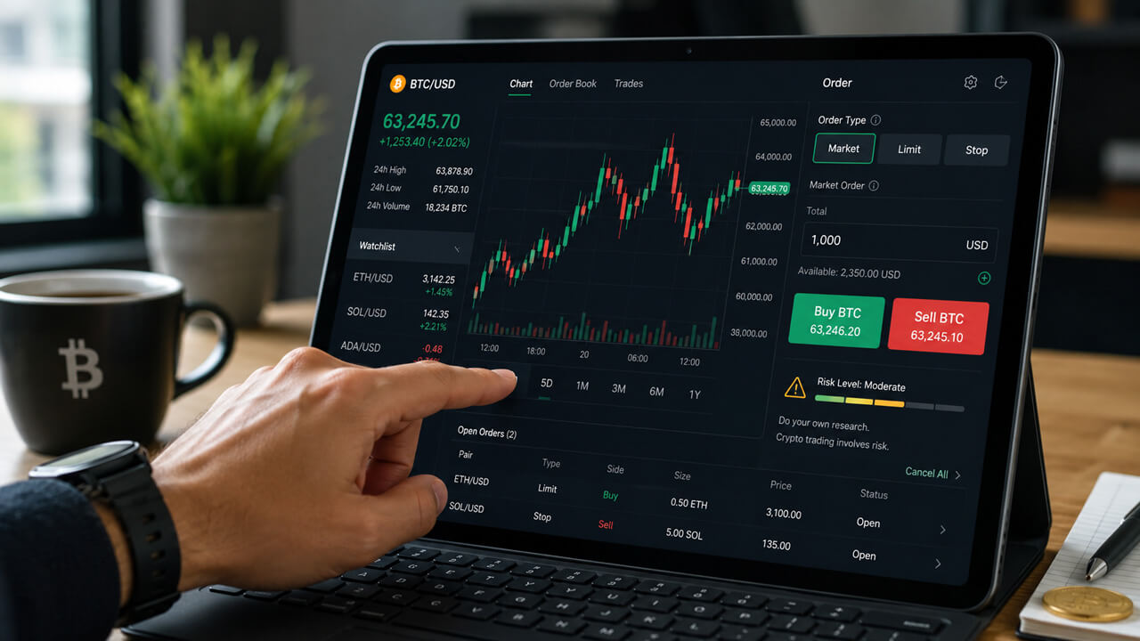 دليل تداول العملات المشفرة: المفهوم والخطوات