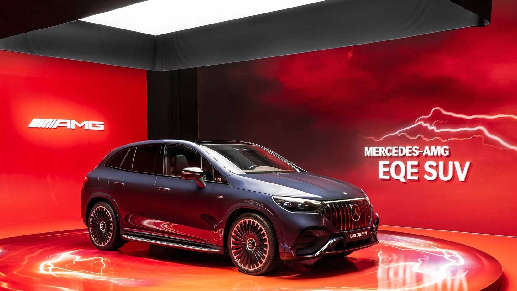 2026 Mercedes-AMG EQE SUV Front Angle View