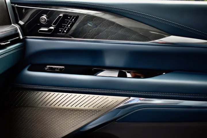 2025 Cadillac Escalade IQ door panel.