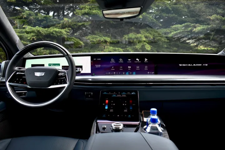 2025 Cadillac Escalade IQ dashboard.