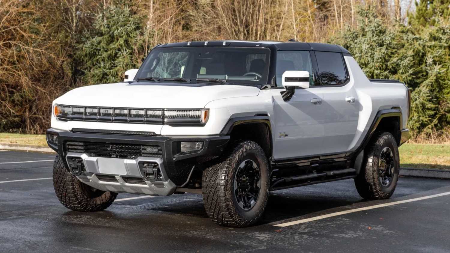 A GMC Hummer EV.