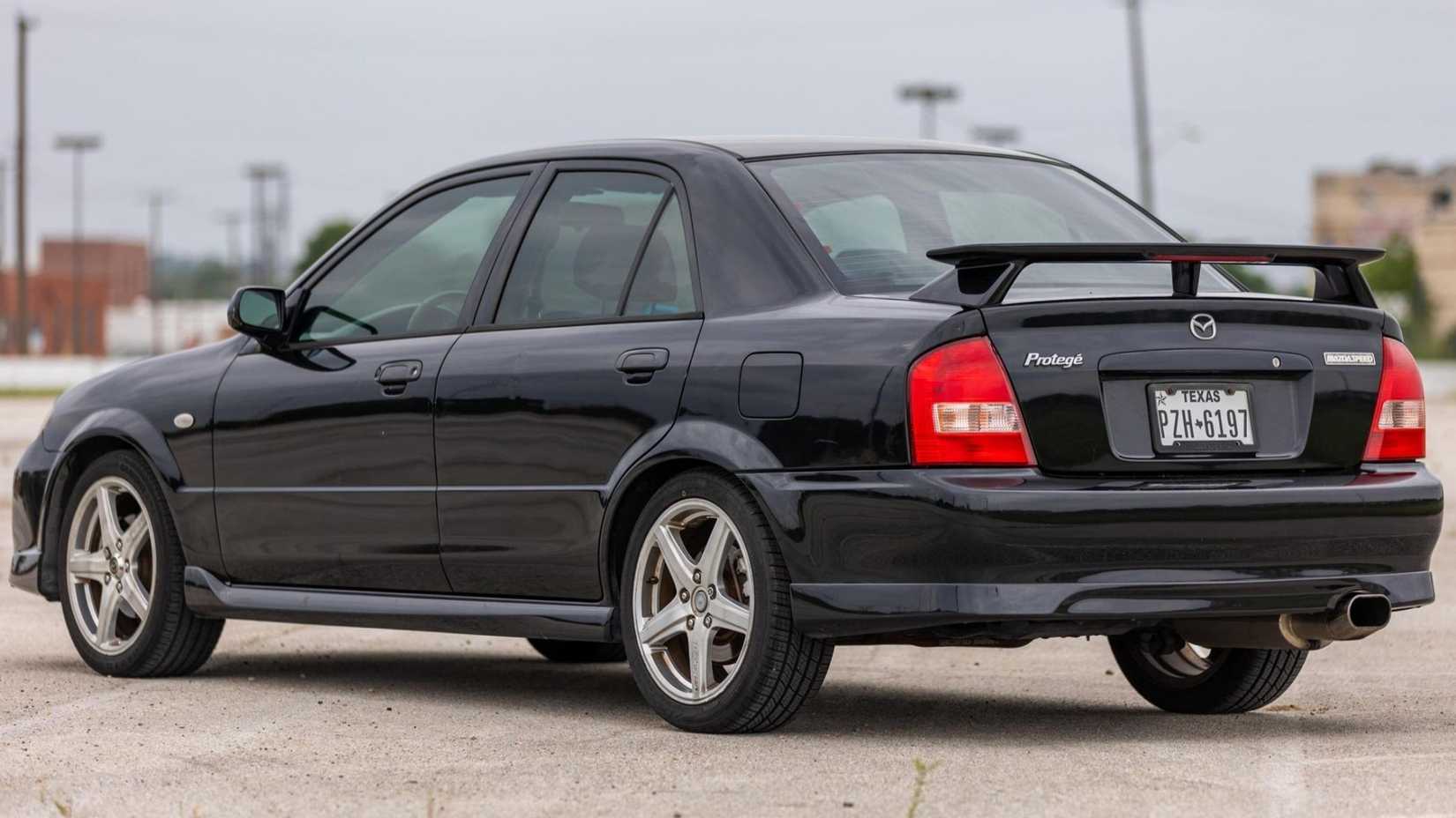 2003 mazdapseed protege rear black 
