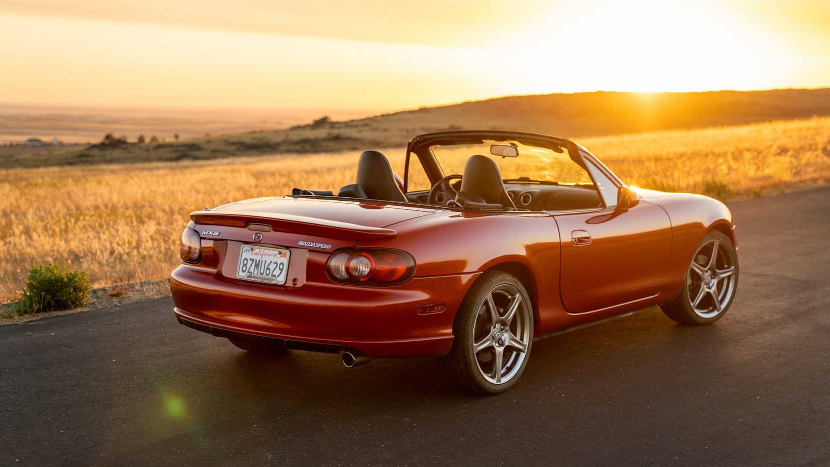 2004 Mazda Mazdaspeed MX-5 Miata Rear Angle