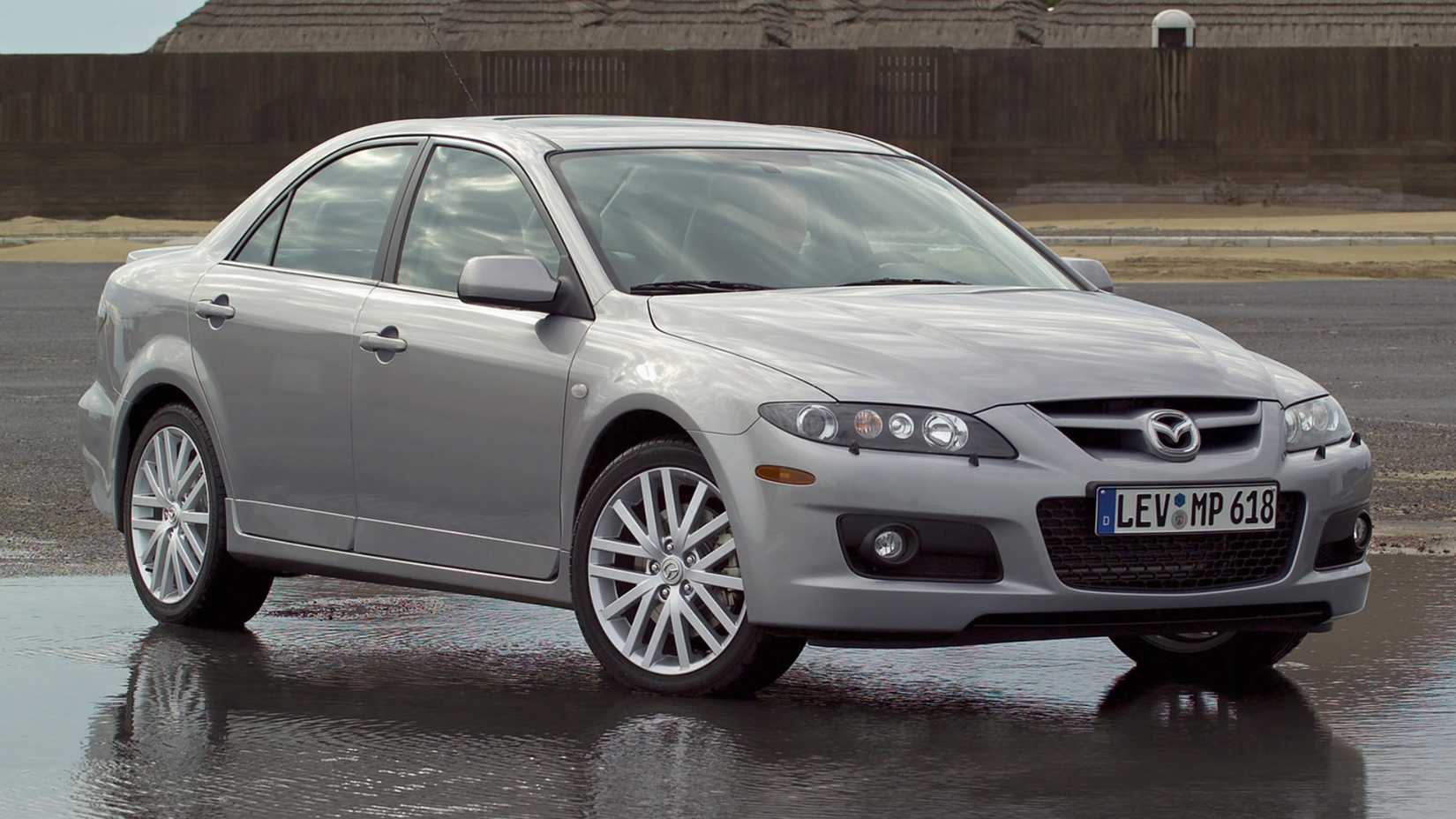 2006 mazdaspeed 6 front silver 3/4