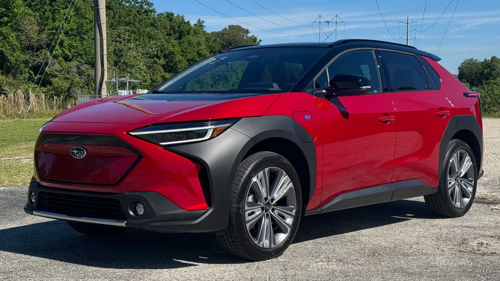 2024 Subaru Solterra front quarter