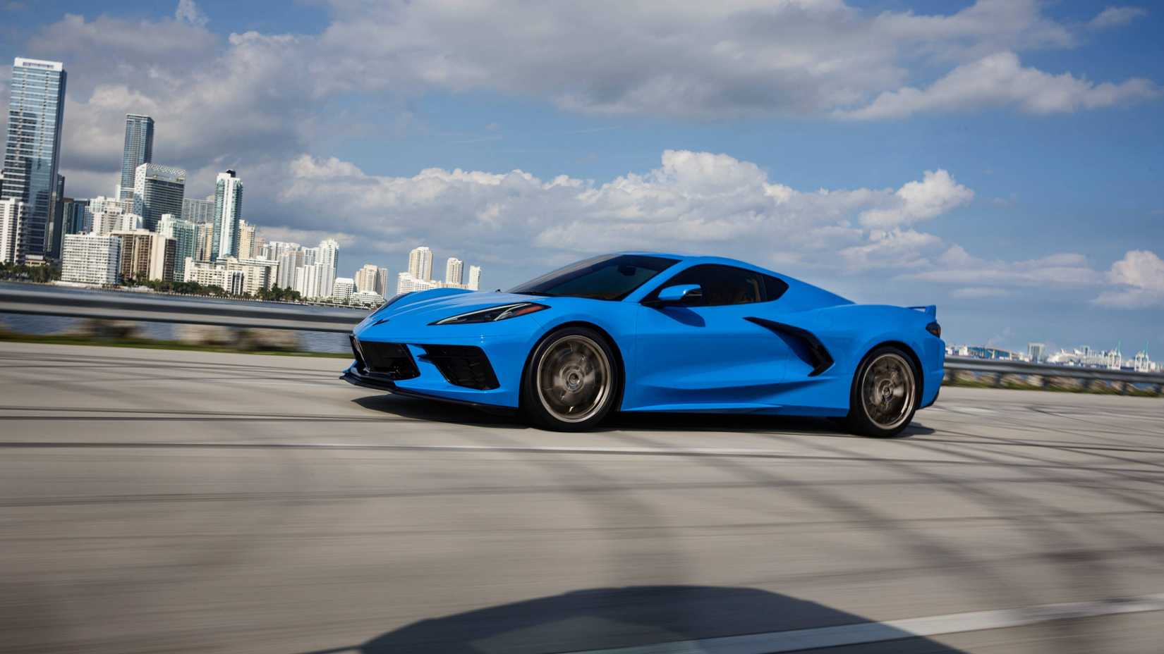 2026 Chevrolet Corvette Stingray action front 3/4