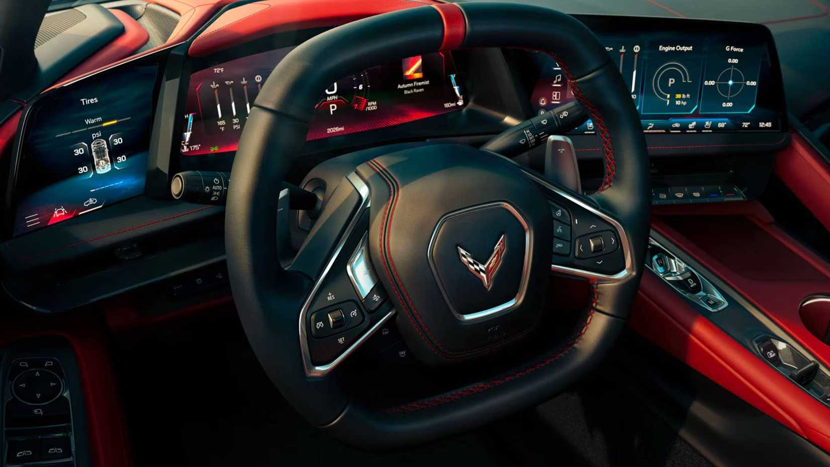 2026 Chevrolet Corvette Stingray steering wheel