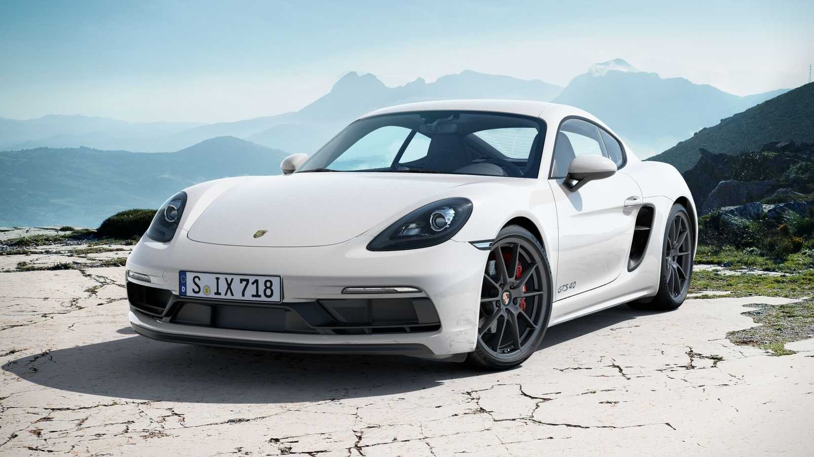 2025 Porsche 718 Cayman GTS front quarter
