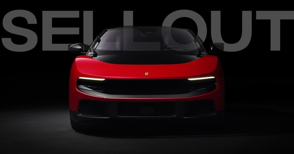 O primeiro modelo elétrico da Ferrari, o Luce, foi vendido por US$ 40 milhões: 36 vezes mais do que o preço estimado.