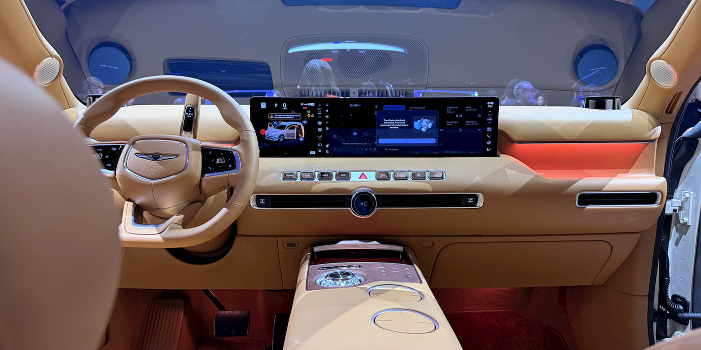 شاشة معلومات وترفيه Genesis GV90