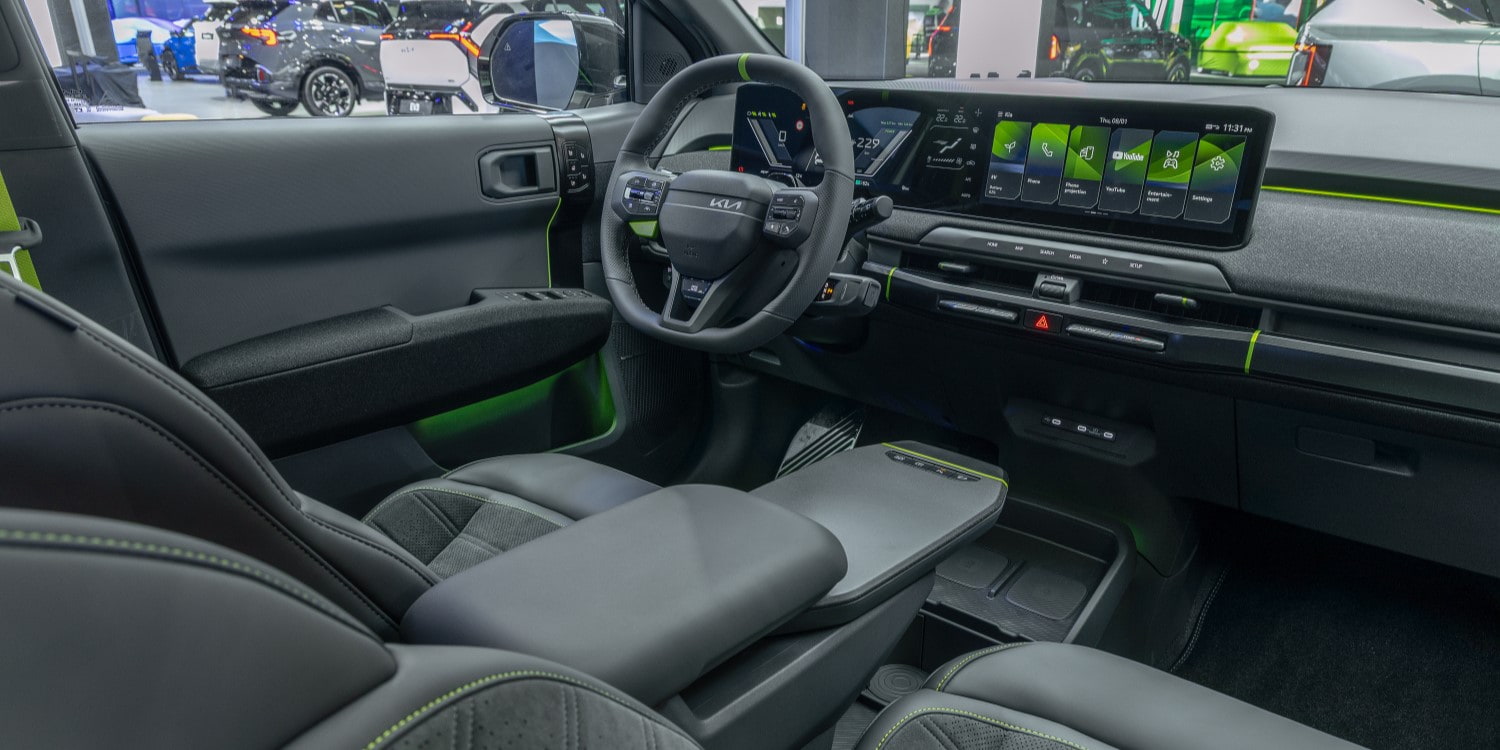 Kia EV3 GT'nin iç tasarımı