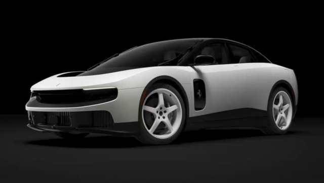 تصميم داخلي لسيارة Ferrari Luce الكهربائية